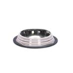 STAINLESS STEEL ANTISLIP STRIPES (PINK) (DOG) (15.5x15.5x3.5cm) BT0653736