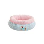 CHECKER ROUND BED (BLUE/ PINK) (57x22cm) AIC0B130