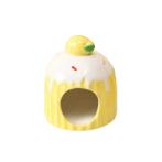 HAMSTER COOLING HOUSE - LEMON CAKE (9x9x10.8cm) AIC0BS008YEL