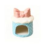 HAMSTER COOLING HOUSE - RIBBON (BLUE) (9.4x9.4x10.5cm) AIC0BS010BLU