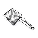 CAT LITTER SCOOP BLACK METAL 32*14.5*4.5cm (GAP7mm) YHSC04