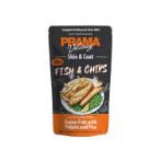 SKIN AND COAT FISH AND CHIPS IN GRAVY 120g SM4041