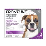 FLEA & TICK PLUS 3s FOR LARGE DOG 20-40kg FROPLUS3LDOG
