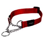 UTILITY CONTROL OBEDIENCE HALF CHECK - RED  (LARGE) (37-56cm) RG0HC06C