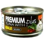 PREMIUM PLUS - TUNA w KALE IN JELLY 80g CD034-AT11