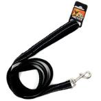 REFLECTIVE DOG LEASH (BLACK) (LARGE) BWDL1730BKL