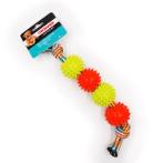 ROPE TUG WITH 4 VINYL BALLS (ORANGE) IDS0WB20472