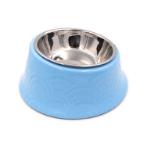 PET BOWL WITH STEEL BOWL (BLUE 170ml) JNP12144BU