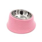 PET BOWL WITH STEEL BOWL (PINK) (170ml) JNP12144PK