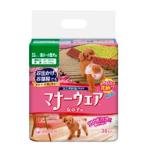 MANNER WEAR FEMALE DOG DIAPER - EXTRA-SMALL 38pcs UCPD3000-Y18-STK