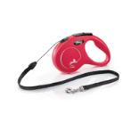 RETRACTABLE LEASH - NEW CLASSIC 5M CORD SMALL (12kg) (RED) FBI0CL10C5251R