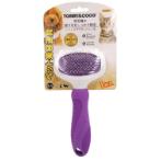BALL PIN SLICKER BRUSH (SMALL - PURPLE) (17.2x8.2x3.5cm) SPE00101075Z
