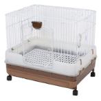 EASY TO CLEAN CAGE FOR RABBIT - BROWN MR994