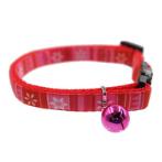 CAT COLLAR - FLOWER (RED) (EXTRA SMALL) (10mmx21-35cm) BWBR18009RECCRDXS