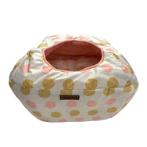 CAVE BED WITH CRINKLE - POLKA DOT (WHITE) (MEDIUM) (52x48x20cm) YF109347WTM