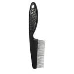 FLEA STEEL COMB-FINE PLASTIC HANDLE 15cm HOD17007