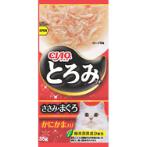TOROMI LINE POUCH 4P CHICKEN FILLET TUNA & CRAB STICK FLAVOUR 35g x 4pcs CICR133
