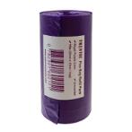 PE POO BAG ROLL (PURPLE) (15pcs) (UNSCENTED) (22x33cm) XYP0YMP0012