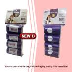 PE POO BAG ROLLS (PURPLE) (4x15pcs) (UNSCENTED) (22x33cm) XYP0YMP002