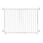 EXTENDABLE GATE ON WHEEL WITHOUT STEP OVER BAR (WHITE) SG-86W