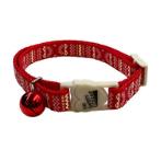 CAT COLLAR - SUN & WAVE (RED) (10mmx20-30cm) BWCC2101RD