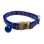 CAT COLLAR - SUN & WAVE (BLUE) (10mmx20-30cm) BWCC2101BU