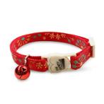 CAT COLLAR - DANDELION FLORAL (RED) (10mmx20-30cm) BWCC2103RD