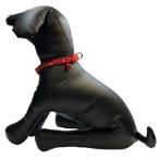 DOG COLLAR-GEOMETRY DESIGN (RED) (SMALL) (10mmx20-30cm) BWDC2105RDS