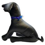DOG COLLAR - GEOMETRY DESIGN (BLUE) (SMALL) (10mmx20-30cm) BWDC2105BUS