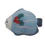 CATNIP TOY-TROPICAL FISH (BLUE / GREEN) (10x8x3cm) BWAT2986
