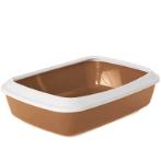 IRIZ 50 LITTER TRAY (WHITE / BROWN) (50x36.5x11.5cm) SV0A02640WHZ