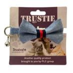 POLYESTER COLLAR-BOW KNOT FOR CAT (BLUE) (1x11-22cm) YTCATCOLLAR009BU