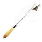 CAT TEASER-SPRING DOUBLE BUTTERFLIES (BROWN) (49cm) BWAT3835