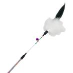 CAT TEASER- STAINLESS STEEL (GREEN /WHITE) (25cm) BWAT3844