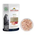 POUCH HFC JELLY TUNA, CHICKEN FILLET AND CHICKEN HAM FOR CAT 55g AI05044
