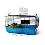 NERO 2 RABBIT / GUINEA PIG CAGE (BLUE/ MAROON) (80x50x45cm) SV052085901