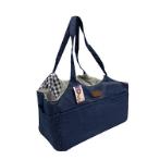 TOTE CARRIER-DENIM (DARK BLUE/ GREY) (45x23x28cm) YF98584BU