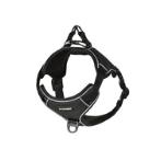 REFLECTIVE DOG HARNESS (BLACK) (EXTRA-SMALL / SMALL) (13mmx22-32x32-48cm) BWDG7586