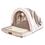 SLIPPER BED WITH SCRATCH PAD (KHAKI) (66x37x22cm) HTY0YF119086KH