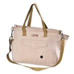 TOTE CARRIER-LINEN (COFFEE) (43x20x35cm) HTY0YF119096CF