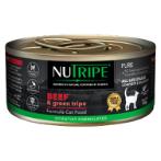 NUTRIPE PURE GUM-FREE BEEF & GREEN TRIPE CAT 95g NUT3721