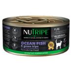 NUTRIPE PURE GUM-FREE OCEAN FISH & GREEN TRIPE CAT 95g NUT3725