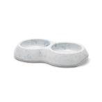 DELICE TWIN MARBLE BOWL(15.5x26x4cm) (2 x 200mI) SV081140100