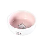 SA FEEDING BOWL-ROUND (PINK/ WHITE) (10.2x3.7cm) HTY0HD711PK