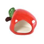 HAMSTER HOUSE- LEAFY APPLE (RED) (9x8.5x8.5cm) HTY0HD06412RD