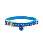 CAT COLLAR-HEART (BLUE) (10mmx30cm) BWCC2201BU