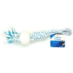 DENTAL ROPE TUG WITH NYLON BALL (BLUE) (36cm) IDS0WB15424B