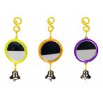 PLASTIC MIRROR WITH BELL - ROUND (8x5.5cm) BT010200
