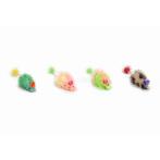RAINBOW MOUSE - LONG HAIR (ASSORTED) 6.5cm (1pc) BT0419976