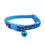 DOG COLLAR- HEART (BLUE) (10mmx22-35cm) BWDC2201BU